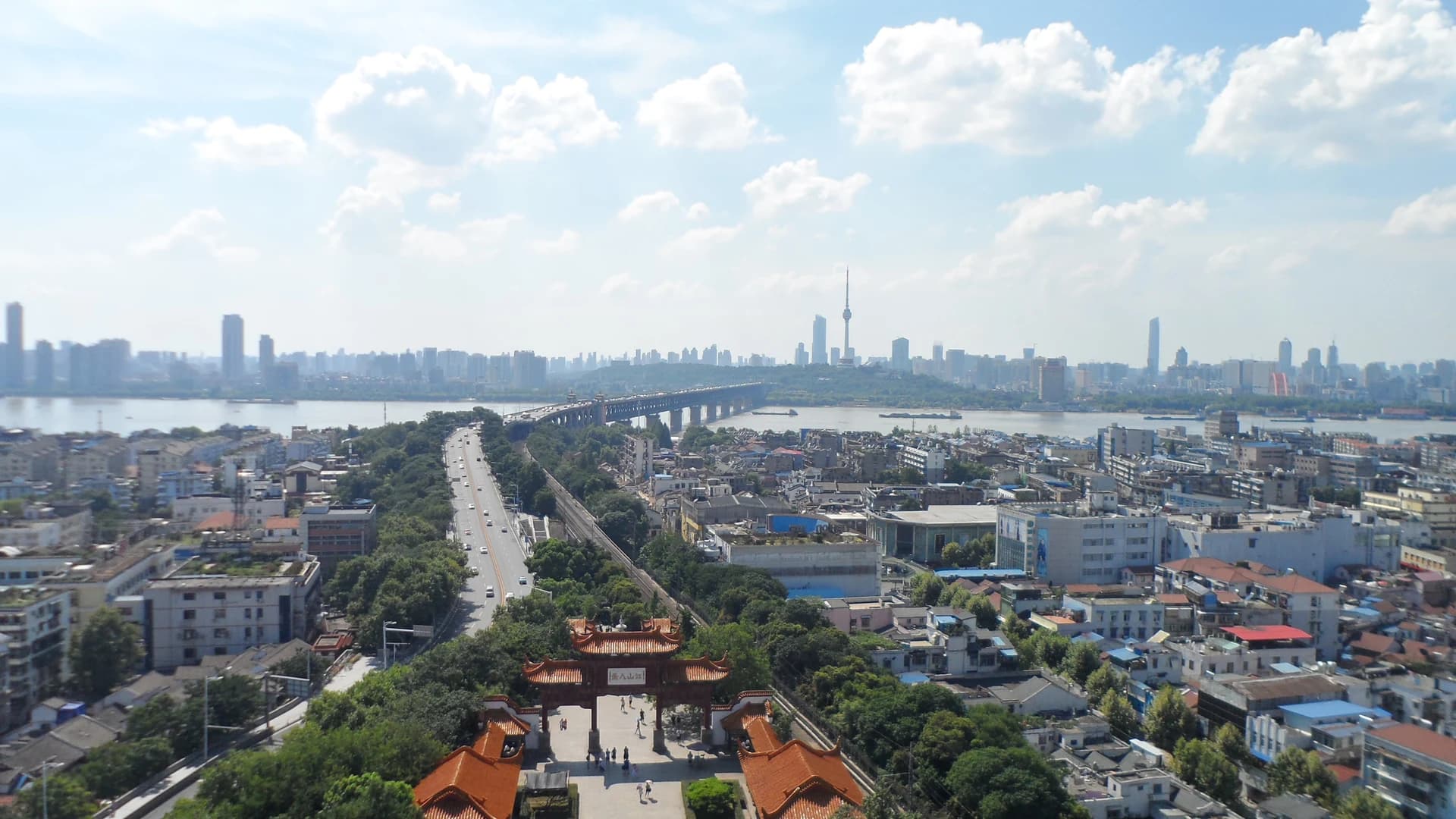 Wuhan viewed from Yellow Crane Tower